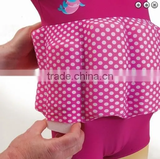 Wholesale Toddler Swim Training Swimming Aid Float Suit SET UV (SPF50) Sun Protection Float Suit With Adjustable Buoyancy F4406 photo-4