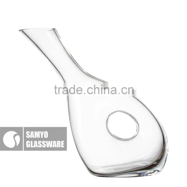 Samyo Handmade Classical Style Slant Crystal Glass Water Wine Decanter photo-2