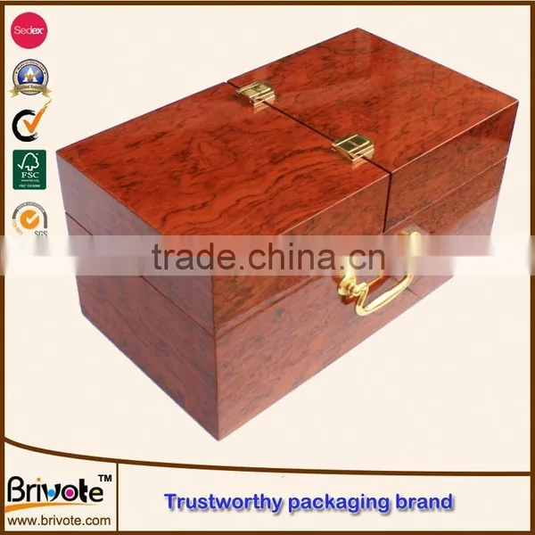 Natural Unfinished Wood Craft Hinged Box/unfinished Wooden Tissue Box/wooden Photo Box