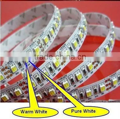 Hot Sale 3528 Bi-white Colors on One Chip Waterproof Led Flexible Strip Light