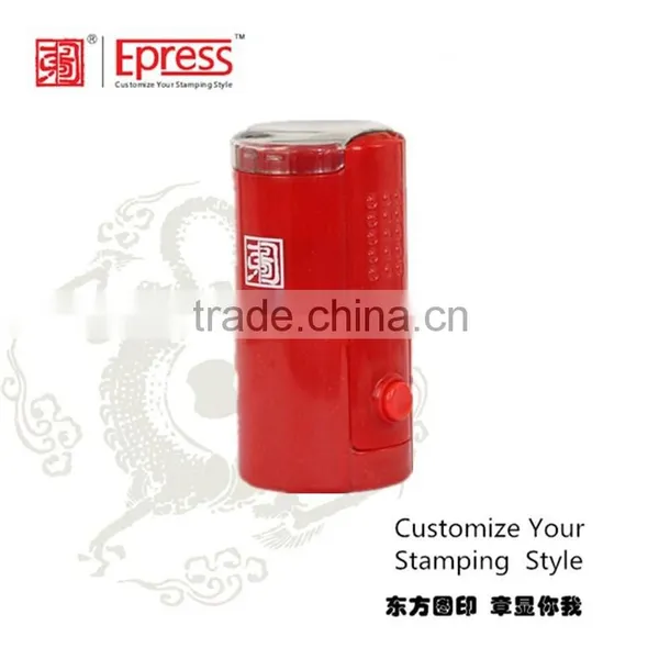 China Stamping Maker Epress 19mm Round Self Inking Stamps Round Customised Case and Blank Case Available photo-5