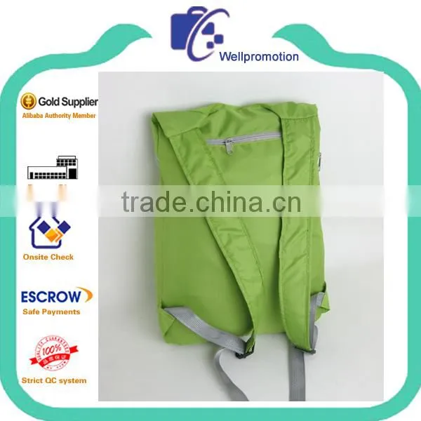 Soft Polyester Fold Waterproof Backpack photo-5