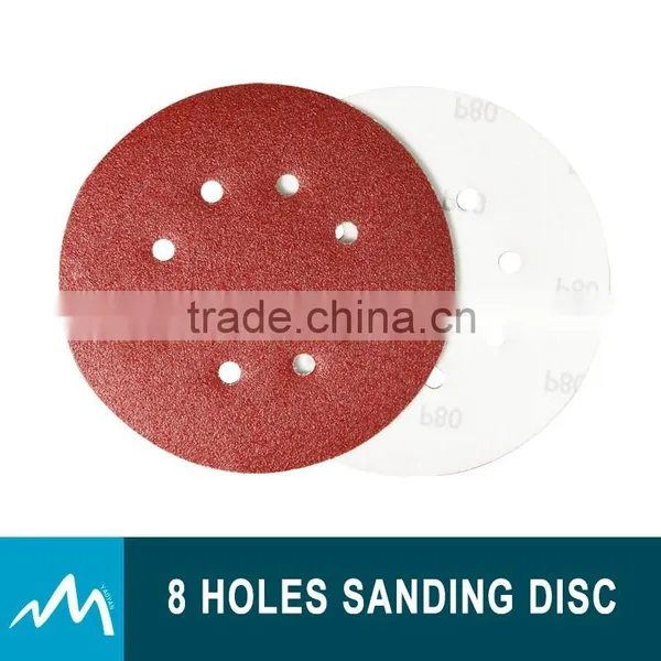 Red Aluminum Oxide PSA Abrasive Disc, White Aluminum Oxide Hook And Loop Abrasive Disc photo-3