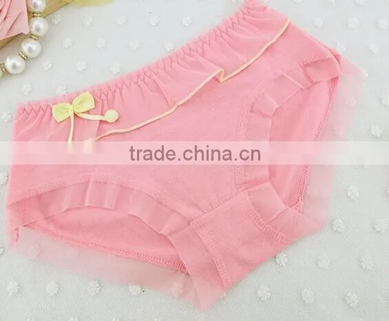 Sexy Low Waist Breathable Female Underwear Lace Women Briefs photo-2