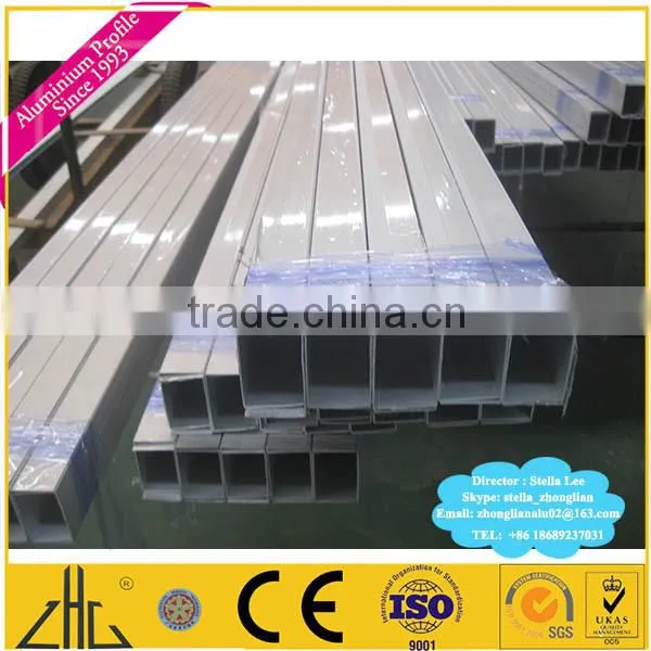 Wow!! Aluminium Hollow Square Tubing Factory/ 6063 6061T6 Anodized, Wood Grain Finish Square Aluminum Profiles Tube Manufacturer photo-6