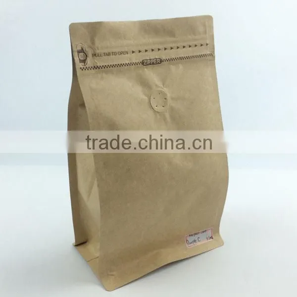 Ziplock Vavle Brown Coffee Bag for Wholesale photo-2