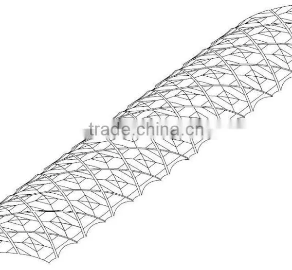 PTFE Coated Tensile Fabric Architecture With Full Professional Experience in Railway Station Canopy in Taiwan photo-3