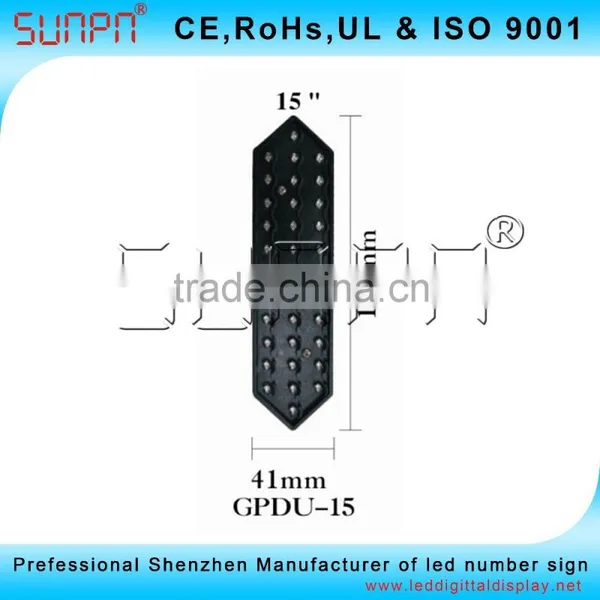 Mongolia 15inch Led Seven Segment Module Outdoor IP65 photo-6