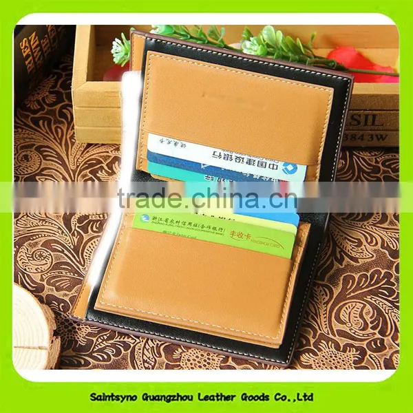 16917 Geometrical Designer Security Leather Wallets for Men Personalized photo-4
