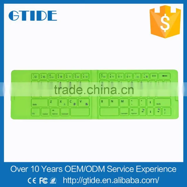 Gtide Wireless Silicone Folding Bluetooth Keyboard for Tablet pc With High Quality photo-5