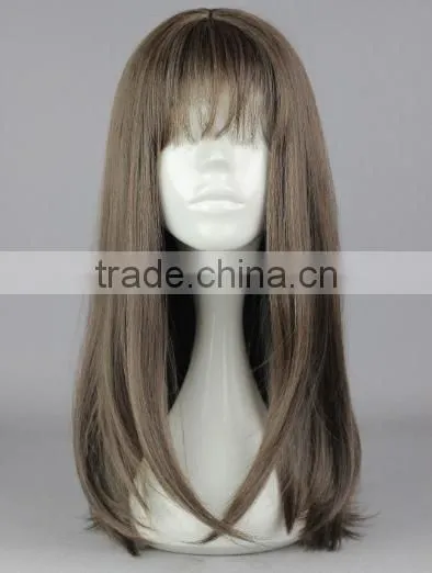 Synthetic Ash Blonde Long Straight Wig N426 photo-2
