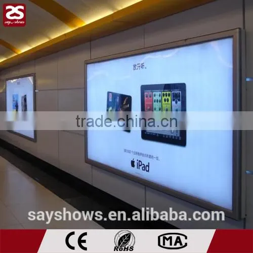 Wholesale Advertising LED Aluminum Slim Snap Open Poster Frame photo-2