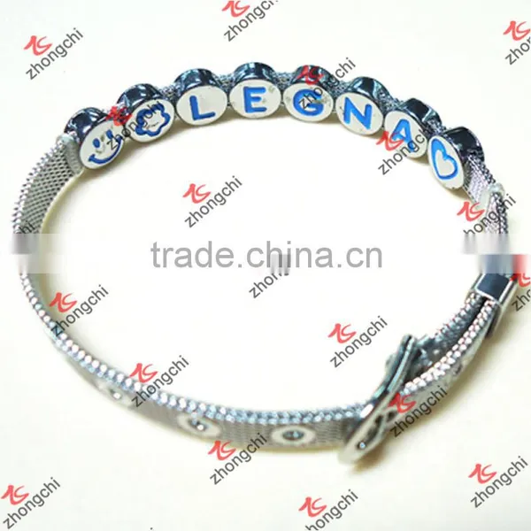 18mm Stainless Steel Bangles For Slide Charms Bangles photo-3