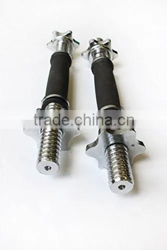 Threaded Dumbell Bar With Rubber Handle photo-2