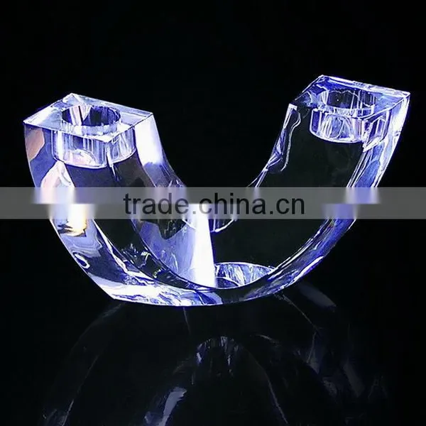 2016 New Crystal Round Diamond Wholesale Glassvotive Candle Holder photo-4