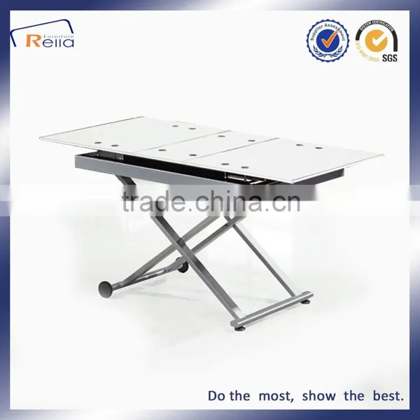 Space Saving Foldable Glass Dining Table photo-5