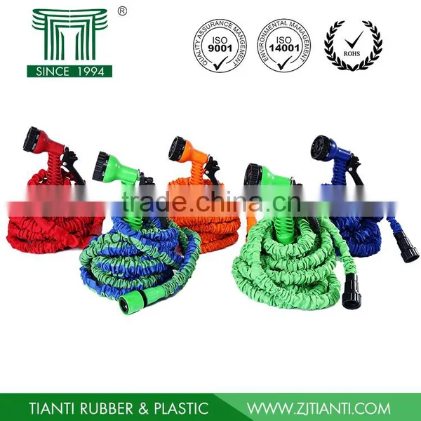 2016 Top Quality Latex Garden Hose Magic Expandable Hose Shrinking Garden Hose With Sprayer photo-4