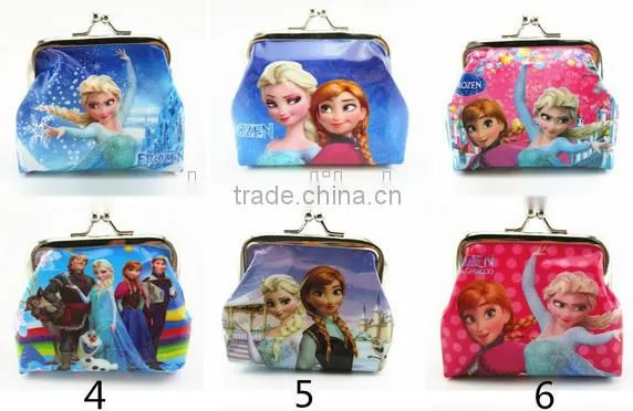 Cheap PVC Frozen Kid Coin Purse Wallet photo-2