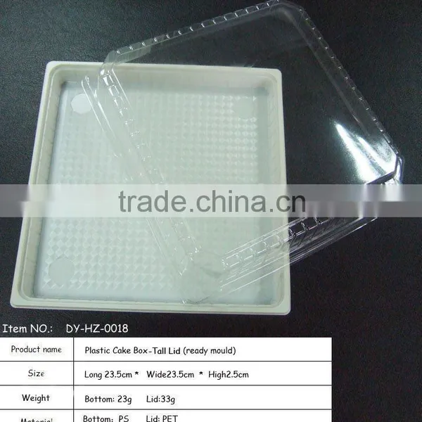 Plastic Cake Packaging Box