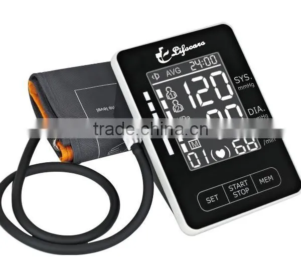 Portable Home Digital Arm Blood Pressure Monitor, Heart Beat Meter, with LCD Display and 4X30 memories ORA818