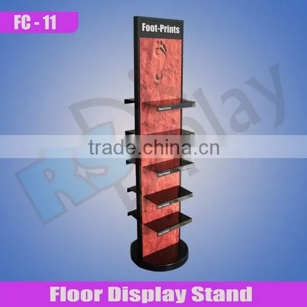 Custom Made Rotatable Pegboard Floor Display Stand