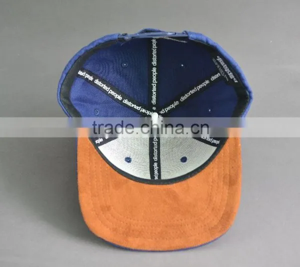 Custom 6 Panel Snapback Hat With PU Badge photo-6