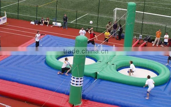 Inflatable Volleyball Court With Trampoline for Adults photo-5