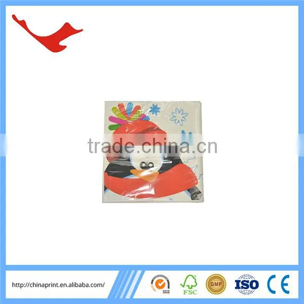 005 Colored Fold Christmas Paper Dinner Napkins photo-3