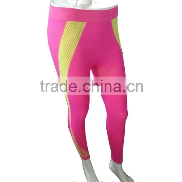Seamless Tank Top(yellow and Neon Pink) photo-3