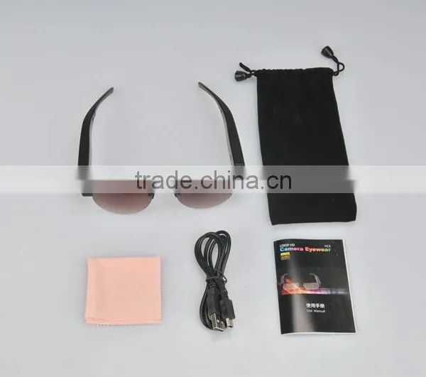 Full hd 1080p Mini dv Dvr Mini Sunglasses Hidden Camera