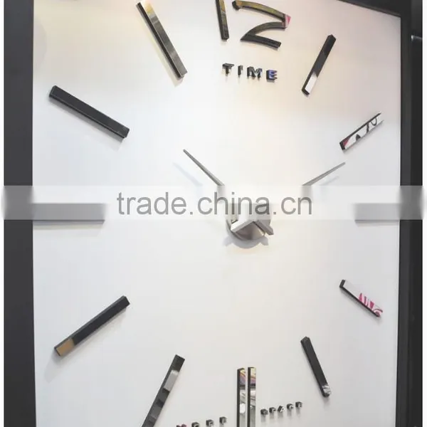 Different Types of Wall Clocks DIY 3D Wall Clock Home Decor Bell Cool Mirror Stickers Art Watch photo-3