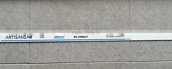 Top Quality Hand Saw Blades 8%COBALT Bi Metal Hand Saw Blades 24TPI Flexible Hacksaw photo-5
