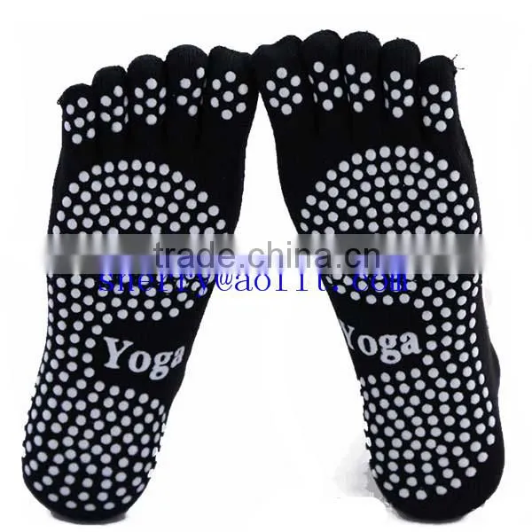 Trampoline Cotton Anti-Slip Non Skid Non-Skid Sock Rubber Sock Sport Sock photo-3