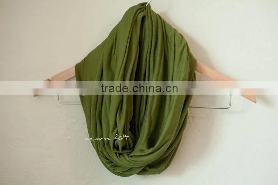 China Supplier Organic Bamboo Spandex Super Soft Fashionable Nursing Scarf photo-4