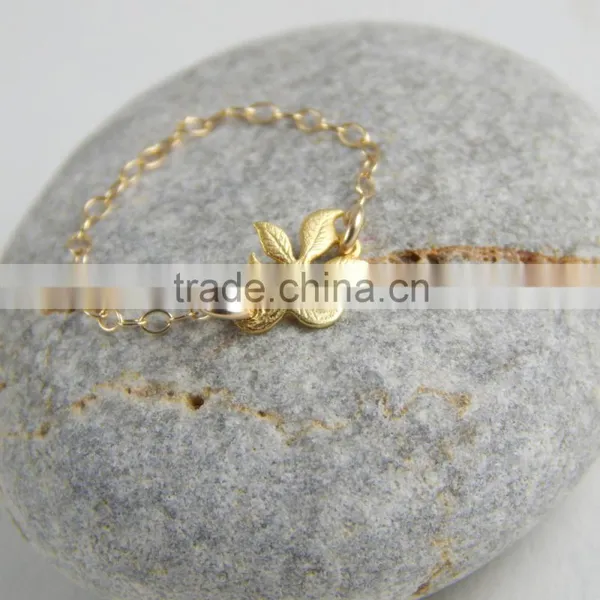 Latest Design Ladies Rings Custom Chain Ring for Dealer photo-2