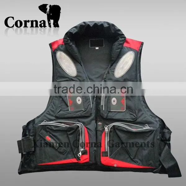 OEM Service Fishing Life Vest Functional Fishing Wear With Contrast Color photo-3