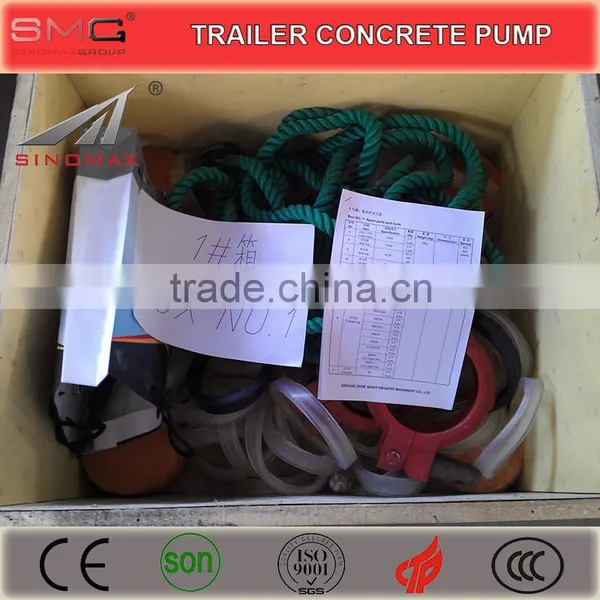 60, 80m3/h Diesel Trailer Concrete Pump, Stationary Concrete Pump for Sale, China Top Quality photo-4