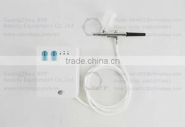 Skin Deeply Clean 2015 Hot Selling Mini Portable Jet Diamond Dermabrasion Peel Water Oxygen Skin Rejuvenation Machine photo-2