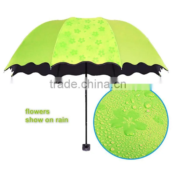 Promotional Anti uv Sun Umbrella With Change Color photo-4
