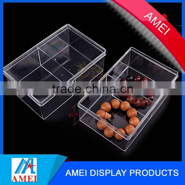 2016 Gold Supplier and Clear Square Acrylic Jewellery Box With Lid / Acrylic Box photo-6