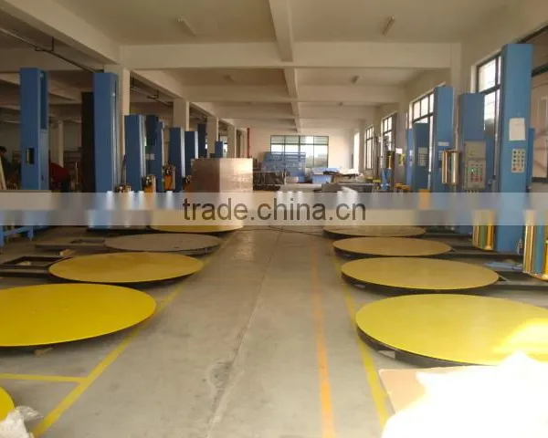Touch Screen Pre-stretch Pallet Stretch Wrapping Machine Automatic Palletizer photo-3