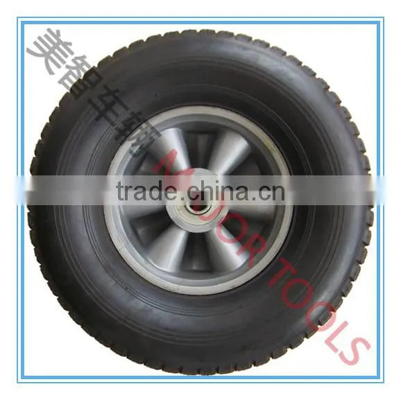 10"X3.3"semi Pneumatic Rubber Wheel photo-2
