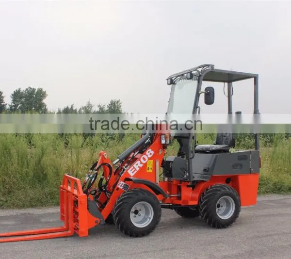 EVERUN Farm Tractor/ ER08 Loader /Mini Wheel Loader--CE Hoflader for Sale photo-4