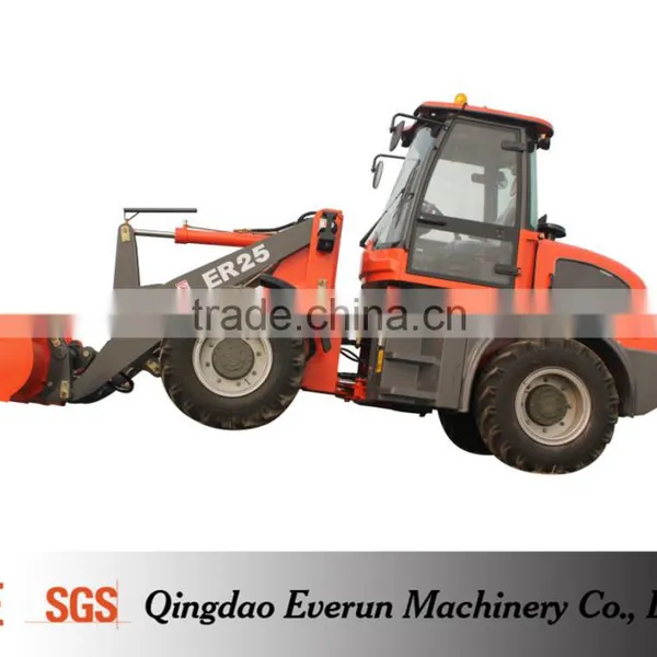 Everun New Brand 2.5 Ton Articulated Wheel Loader With Hydraulic Joystick photo-2