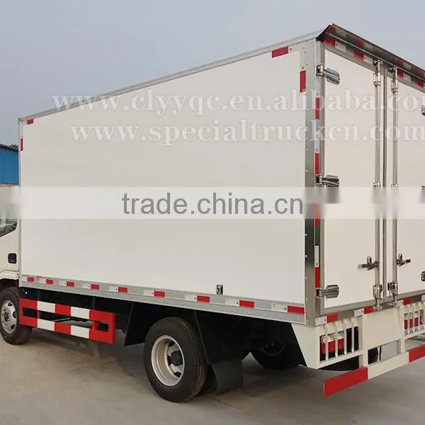 Dongfeng DFAC 3 TON Mini Refrigeration Unit 4x2 Food Refrigerator Van Truck for Sale photo-3