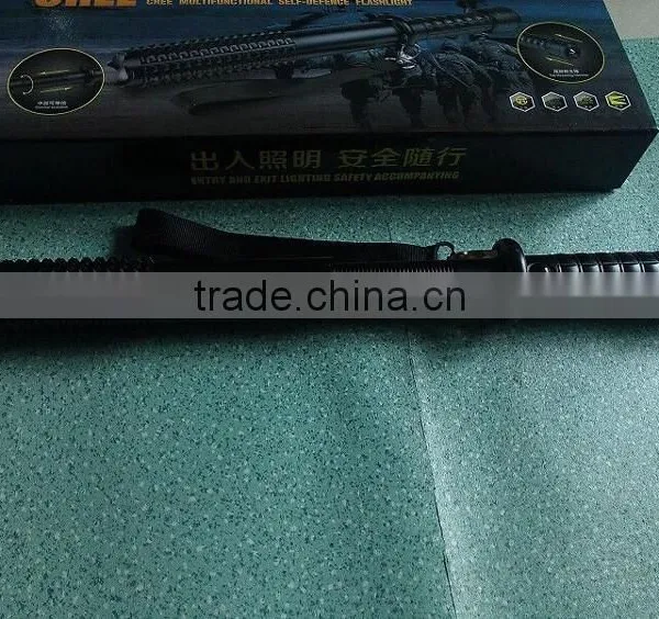 Aluminium Led Flashlight Self-defense Led Torch Flashlight Zoom Tactical Flashlight photo-2