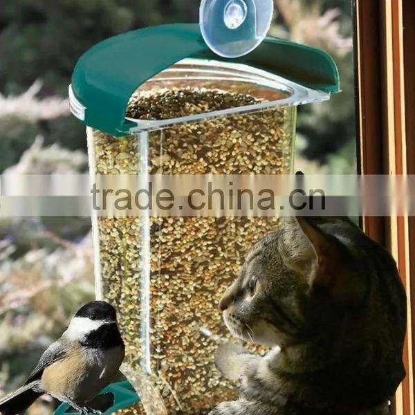 Acrylic Window Bird Feeder,belt Feeder,food Feeder photo-4