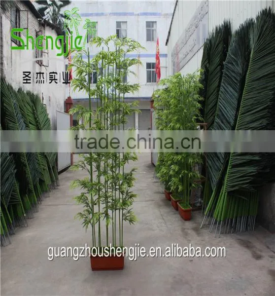 SJLJ013152 Artificial Garden Fence Decorative Plants Plastic Bamboo photo-3