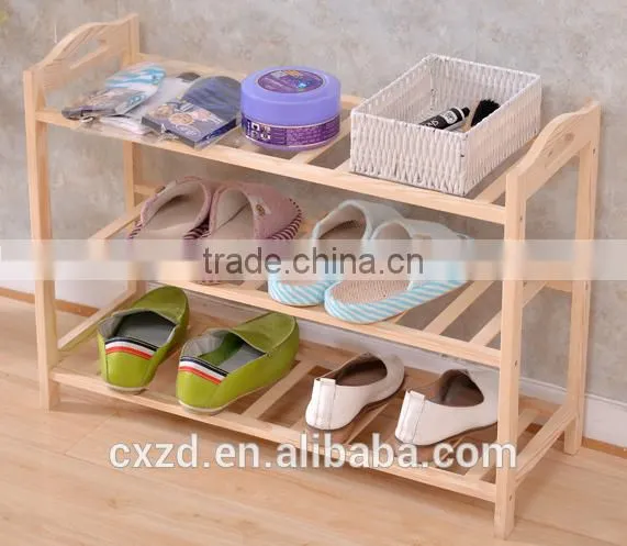 Simple Design Cheap Modern Wooden Shoe Rack photo-3