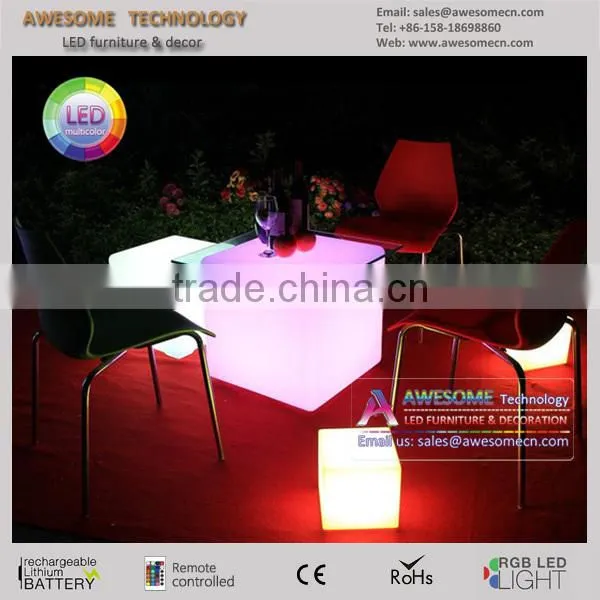 Glass Top Led Furniture Party Coffee Table (cb800) photo-2